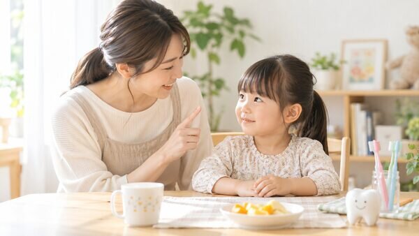 頬づえ・爪かみ・舌の癖と歯並びの関係のイメージ写真