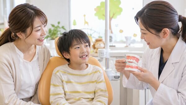前歯のすき間やデコボコは自然に整う?のイメージ写真